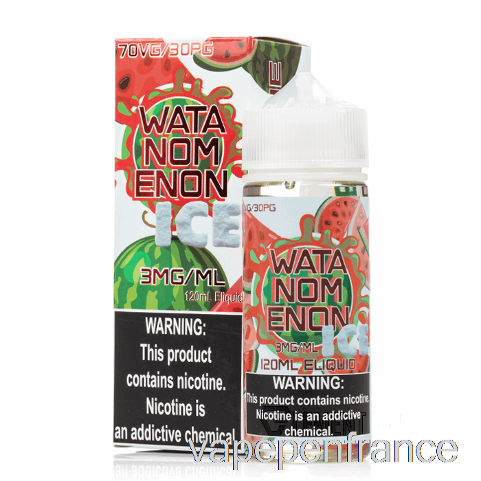Glace Watanomenon - E-liquides Nomenon - Stylo Vape 120 Ml 3 Mg
